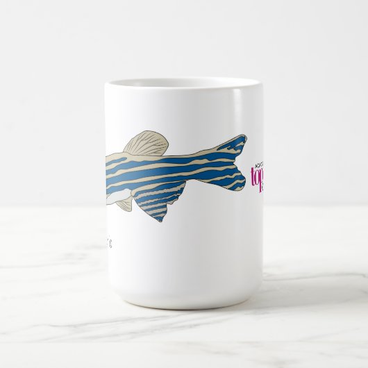 Zebrafish-Tasse Kaffeetasse (Mittel)
