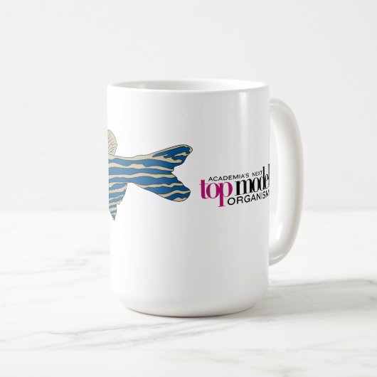 Zebrafish-Tasse Kaffeetasse (VorderseiteRechts)