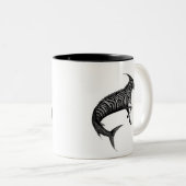 Zebrafish Tasse seltsam und lustig! (VorderseiteRechts)