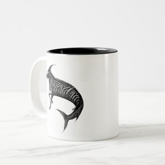 Zebrafish Tasse seltsam und lustig! (Vorderseite Links)