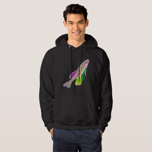 Zebrafish Zebra Hoodie (Vorne ganz)