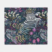 Zebrafolien Fleecedecke (Vorderseite (Horizontal))