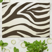 Zebrahautdruck stripes Muster Geschirrtuch (Gefaltet)