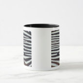 Zebrahautoberfläche Tasse (Zentrum)