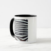Zebrahautoberfläche Tasse (Vorderseite Links)