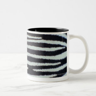 Zebrahautoberfläche Zweifarbige Tasse