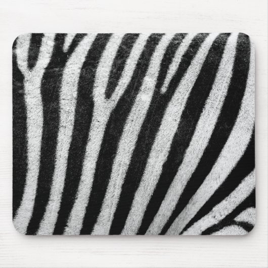 Zebrahautstruktur Mousepad (Vorne)