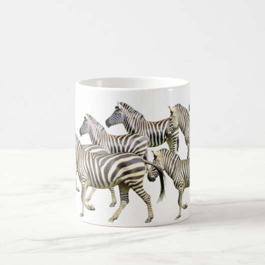 Zebraherden-Tasse Kaffeetasse (Mittel)