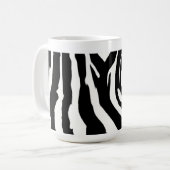 Zebrakaffee-Tasse Kaffeetasse (Vorderseite Links)