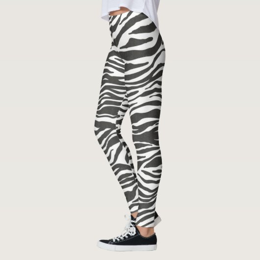 Zebrakeucht Tierdruck-Leggingsyoga Strumpfhosen (Links)