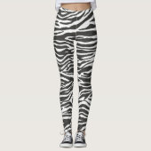 Zebrakeucht Tierdruck-Leggingsyoga Strumpfhosen (Vorderseite)