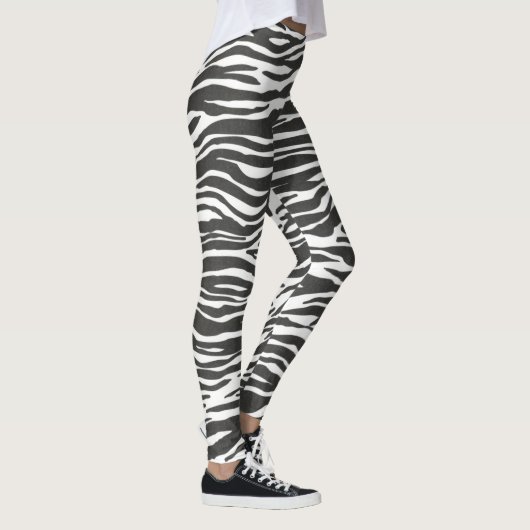 Zebrakeucht Tierdruck-Leggingsyoga Strumpfhosen (Rechts)