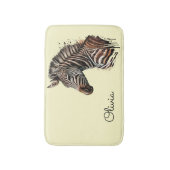 Zebrakopfdekoration Badematte (Vorderseite Vertikal)
