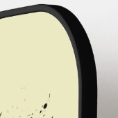 Zebrakopfdekoration Pickleball Schläger (Linke Seite)