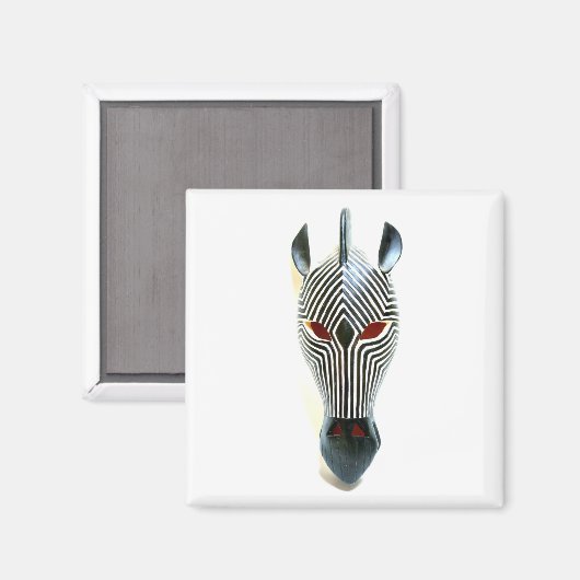 Zebramaske-Magnet Magnet (Vorderseite/Rückseite)