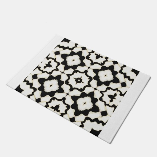 Zebramatte Fußmatte (Schrägansicht)