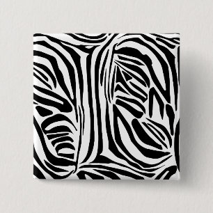 Zebramuster Button