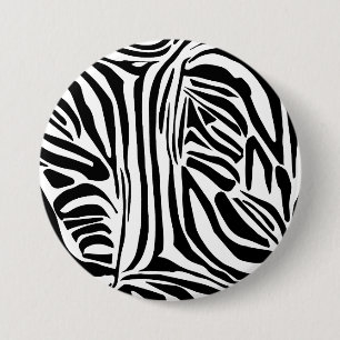 Zebramuster Button