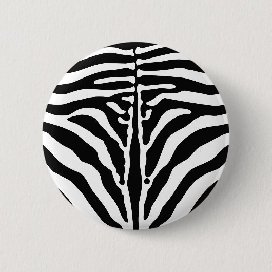 Zebramuster Button (Vorderseite)