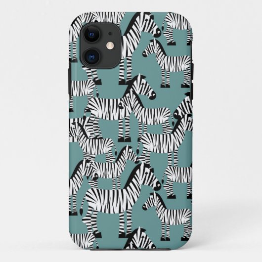 Zebramuster Case-Mate iPhone Hülle (Rückseite)