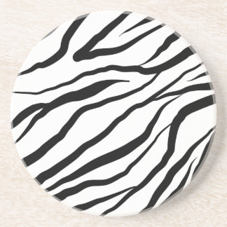 Zebramuster Design Sandstein Untersetzer