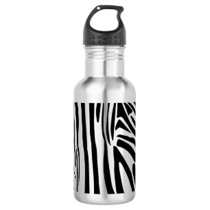 Zebramuster Edelstahlflasche