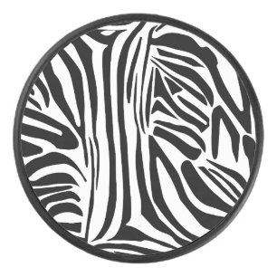 Zebramuster Eishockey Puck