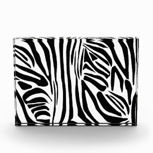Zebramuster Fotoblock