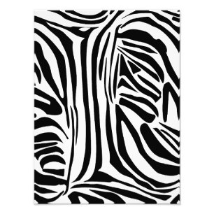 Zebramuster Fotodruck