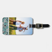 Zebramuster für kundenspezifische Foto Gepäckanhänger (Vorderseite horizontal)