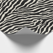 Zebramuster Geschenkpapier (Ecke)