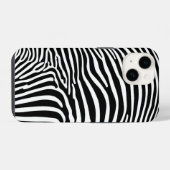 Zebramuster iPhone Hülle (Rückseite (Horizontal))