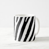 Zebramuster Kaffeetasse (VorderseiteRechts)