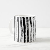 Zebramuster Kaffeetasse (Vorderseite Links)
