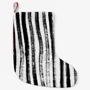 Zebramuster Kleiner Weihnachtsstrumpf