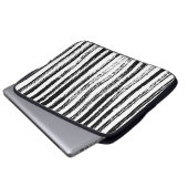 Zebramuster Laptopschutzhülle (Vorne Knopf)