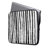 Zebramuster Laptopschutzhülle (Vorderseite Links)