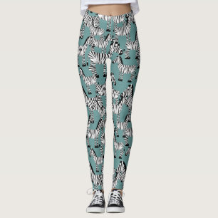 Zebramuster Leggings