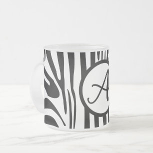Zebramuster Mattglastasse
