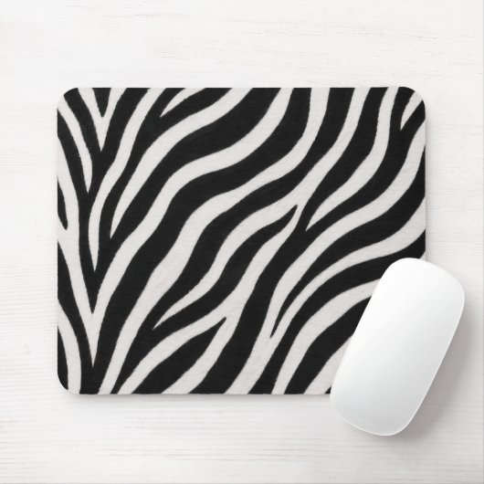 Zebramuster-Mauspad mit auffälligem Stil - Matte - Mousepad (Mit Mouse)