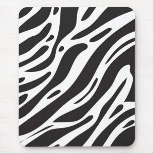 Zebramuster Mousepad