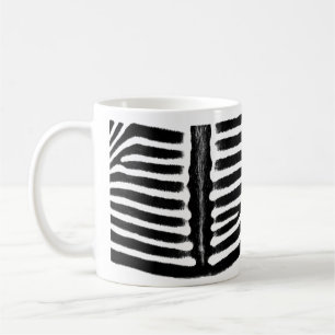 Zebramuster (schwarz) kaffeetasse