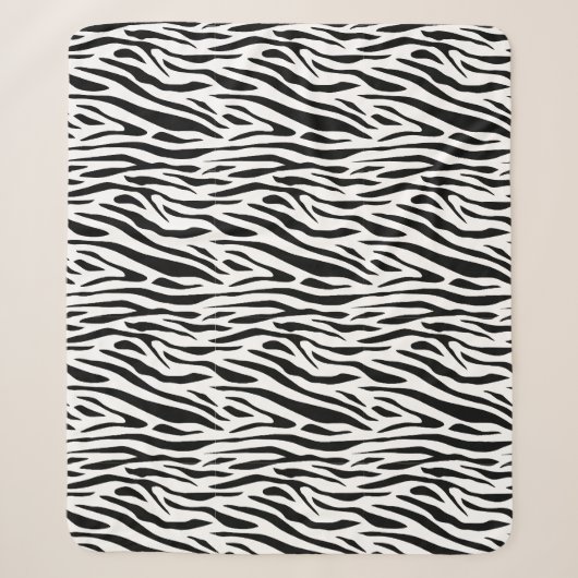 Zebramuster Sherpadecke (Vorderseite)