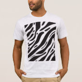 Zebramuster T-Shirt (Vorderseite)