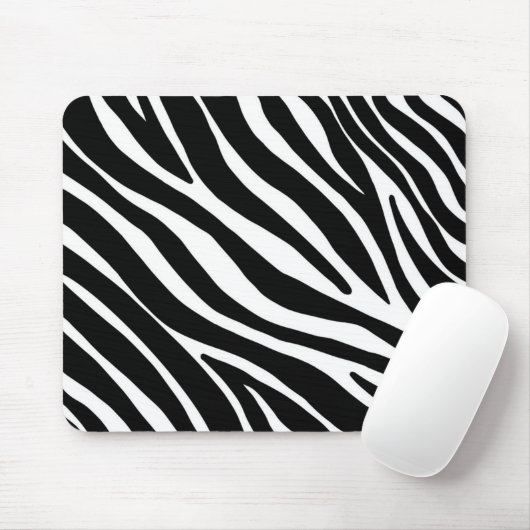 Zebraprint muismat mousepad (Mit Mouse)