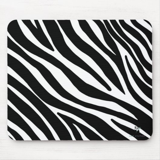 Zebraprint muismat mousepad (Vorne)