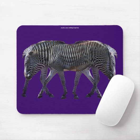 Zebras Afrikanisches Pferd Mousepad (Mit Mouse)