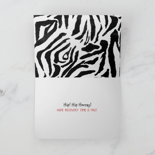 Zebras Angesagt Replacement Operation Karte (Innenseite)