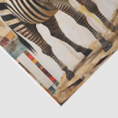 Zebras Art Decoupage Seidenpapier (Detail)