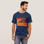 Zebras auf dem Run-T - Shirt (Vorne ganz)